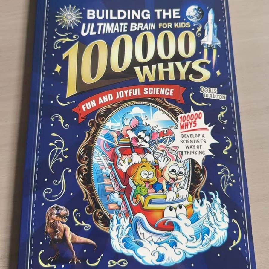 Kids Education Books - 100000 سؤال لماذا: كتاب كرتوني علمي