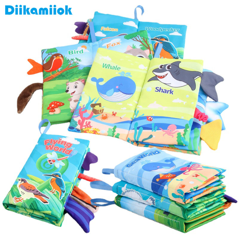 Kids Education Books - كتب قماشية جديدة للأطفال للتدريب البصري