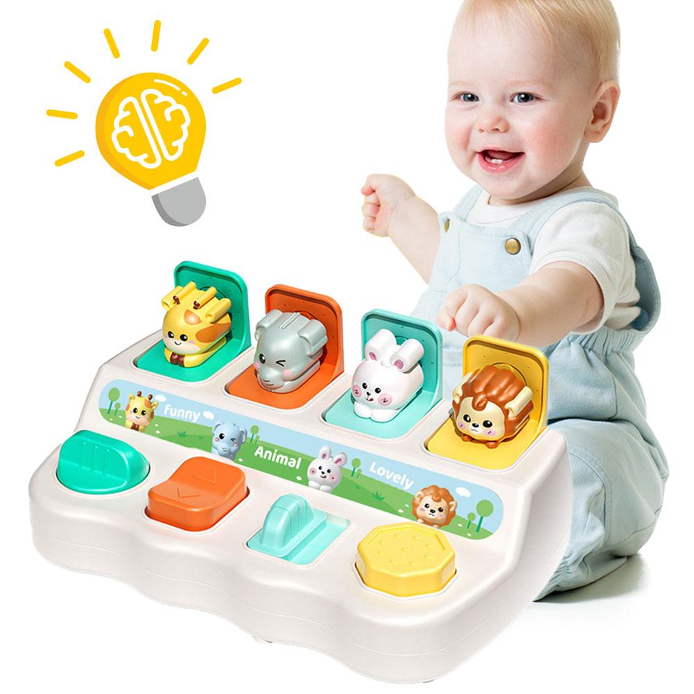 Kids Educational Box - ألعاب حيوانات تفاعلية منبثقة للأطفال، صندوق