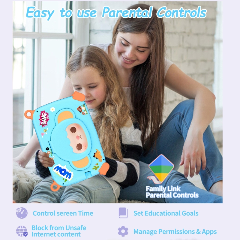 Kids Education Toys - جهاز لوحي للأطفال بشاشة مقاس 7