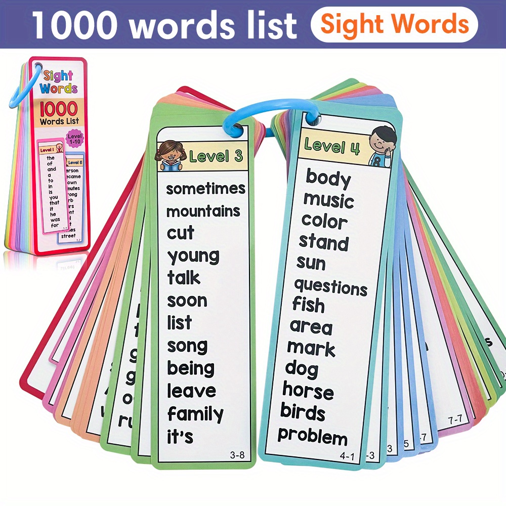 Flash Card Alphabet - 1000 كلمة رؤية بطاقات فلاش للأطفال
