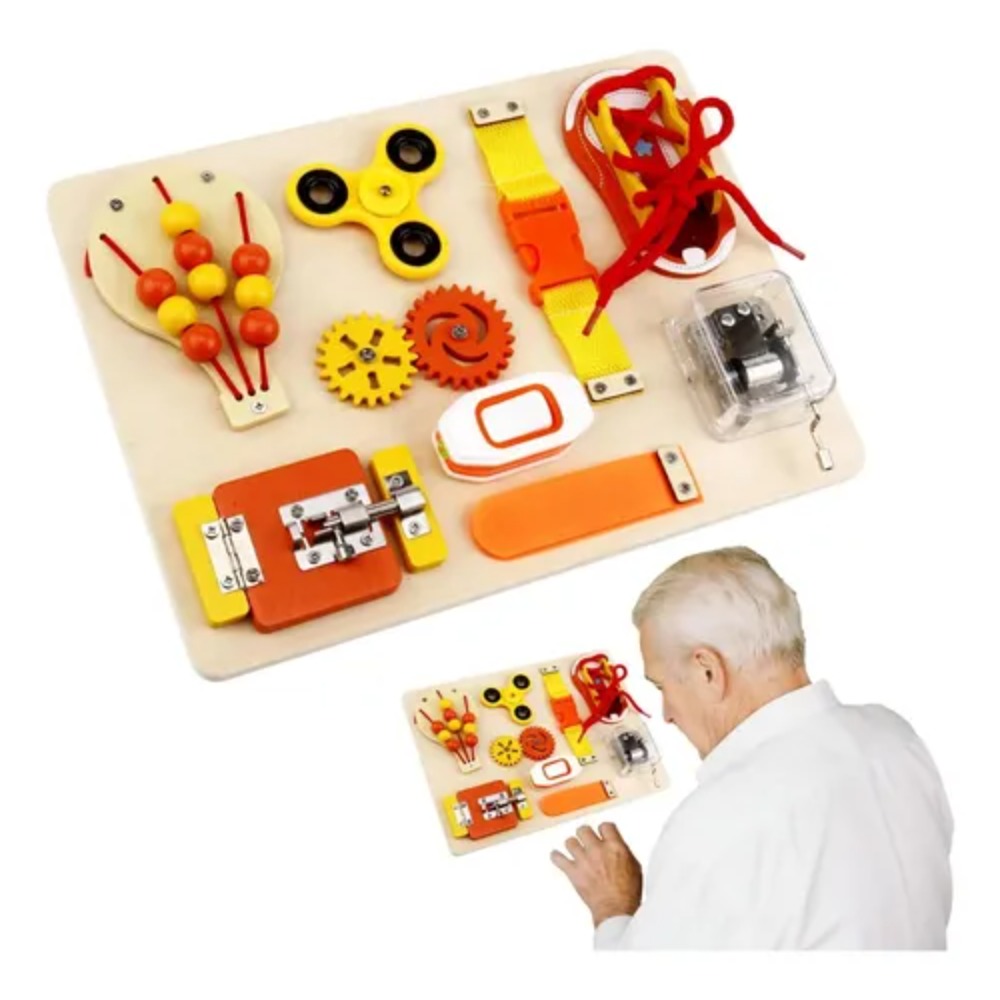Kids Education Toys - ألعاب لوحة مونتيسوري الخشبية التفاعلية للأطفال