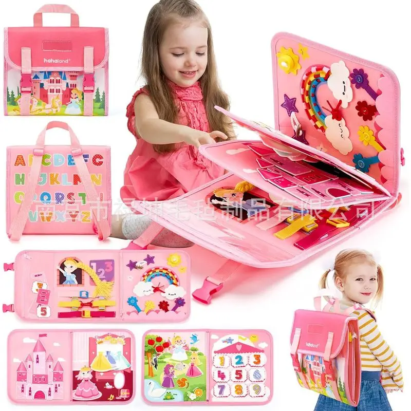 Kids Education Toys - لوحة أنشطة مونتيسوري من اللباد للأطفال