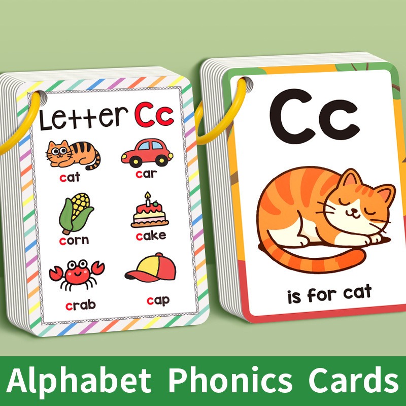 بطاقات تعليمية للحروف الإنجليز - مراجعة Flash Card Alphabet وسعره