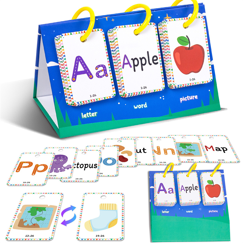 التعليم المبكر رسالة بطاقة بطا - مراجعة Flash Card Alphabet وسعره