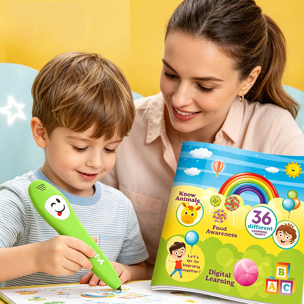 قلم تعليمي تفاعلي مع كتب، كتب  - مراجعة Kids Education Books وسعره