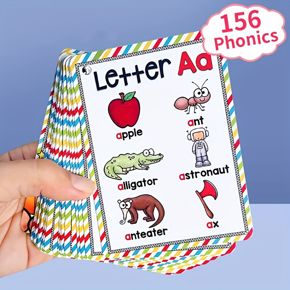 Bview Art الإنجليزية 26 حرفًا  - مراجعة Flash Card Alphabet وسعره