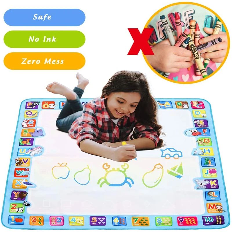 بساط رسم مائي سحري من Coolplay - مراجعة Kids Education Rug وسعره