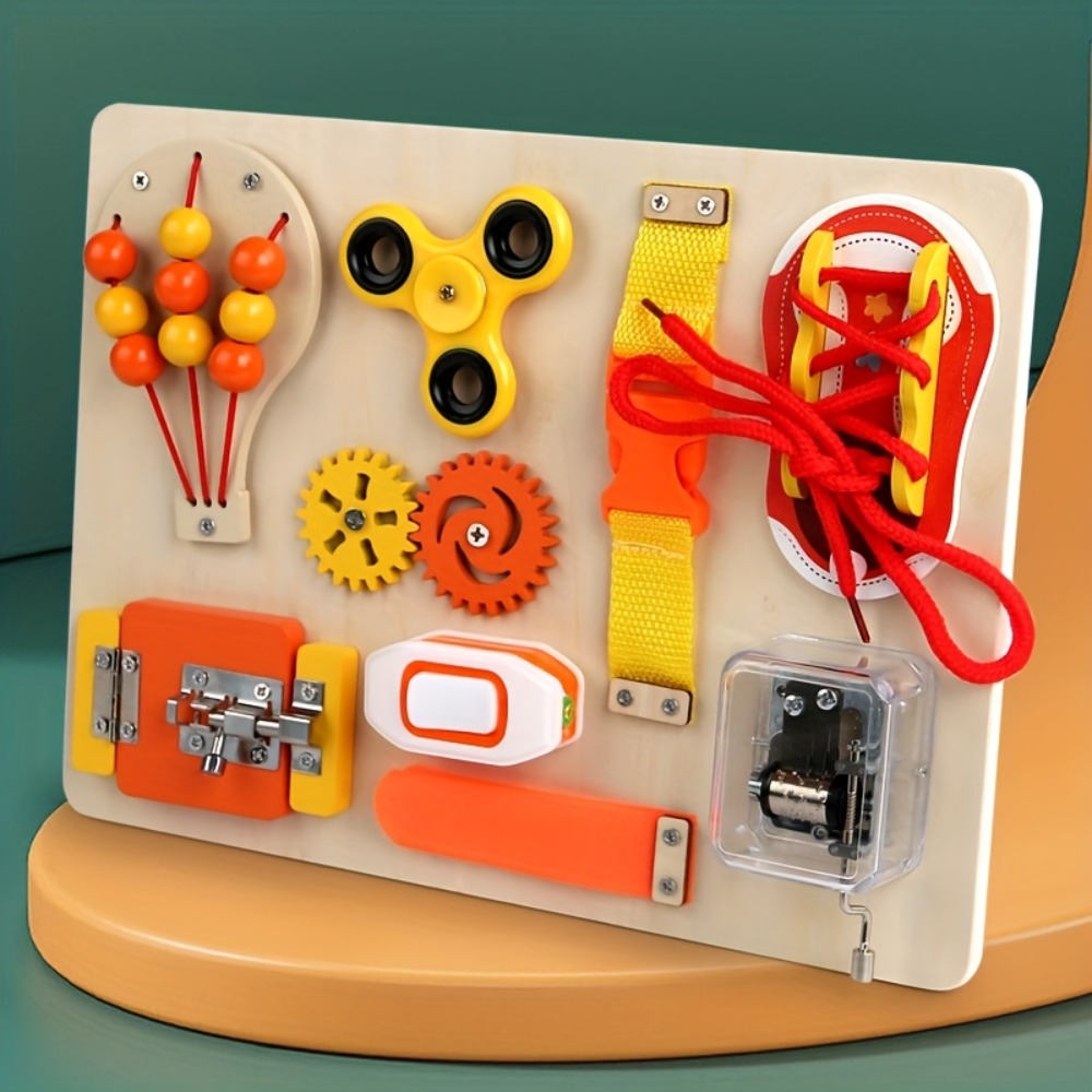 ألعاب لوحة مونتيسوري الخشبية ا - مراجعة Kids Education Toys وسعره
