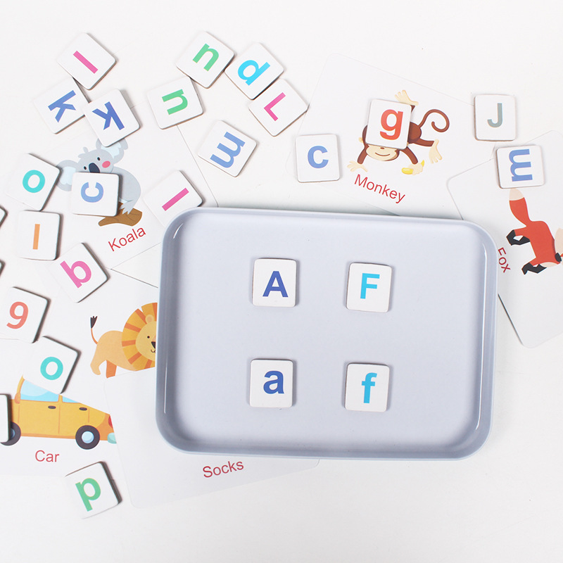 لعبة ألغاز خشبية بطاقات فلاش ت - مراجعة Flash Card Alphabet وسعره