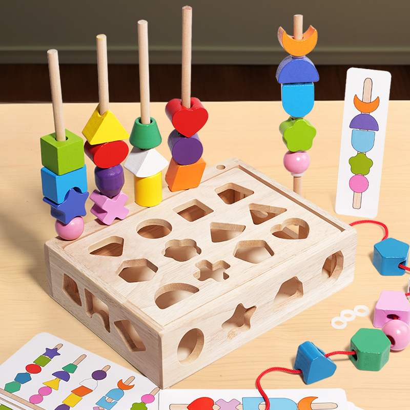 ألعاب ألغاز خشبية مونتيسوري 5  - مراجعة Kids Educational Box وسعره