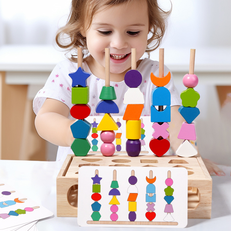 ألعاب ألغاز خشبية مونتيسوري 5  - مراجعة Kids Educational Box وسعره