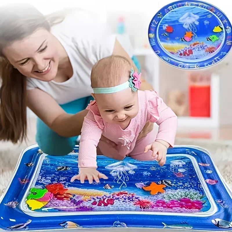 حصيرة لعب مائية قابلة للنفخ من - مراجعة Kids Education Rug وسعره