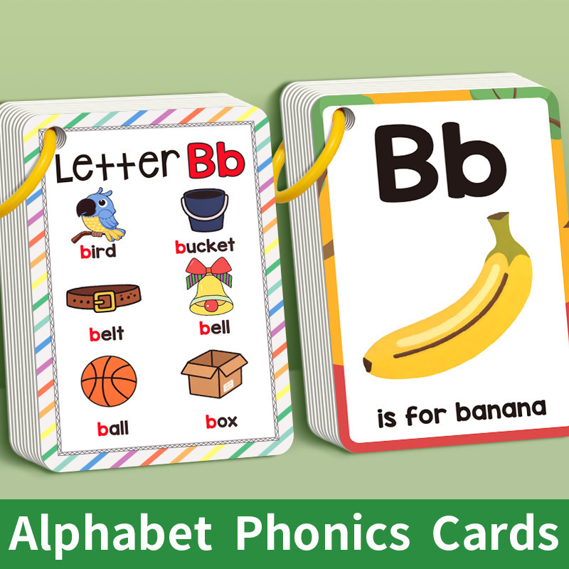 مجموعة من 27 بطاقة تعليمية كرت - مراجعة Flash Card Alphabet وسعره