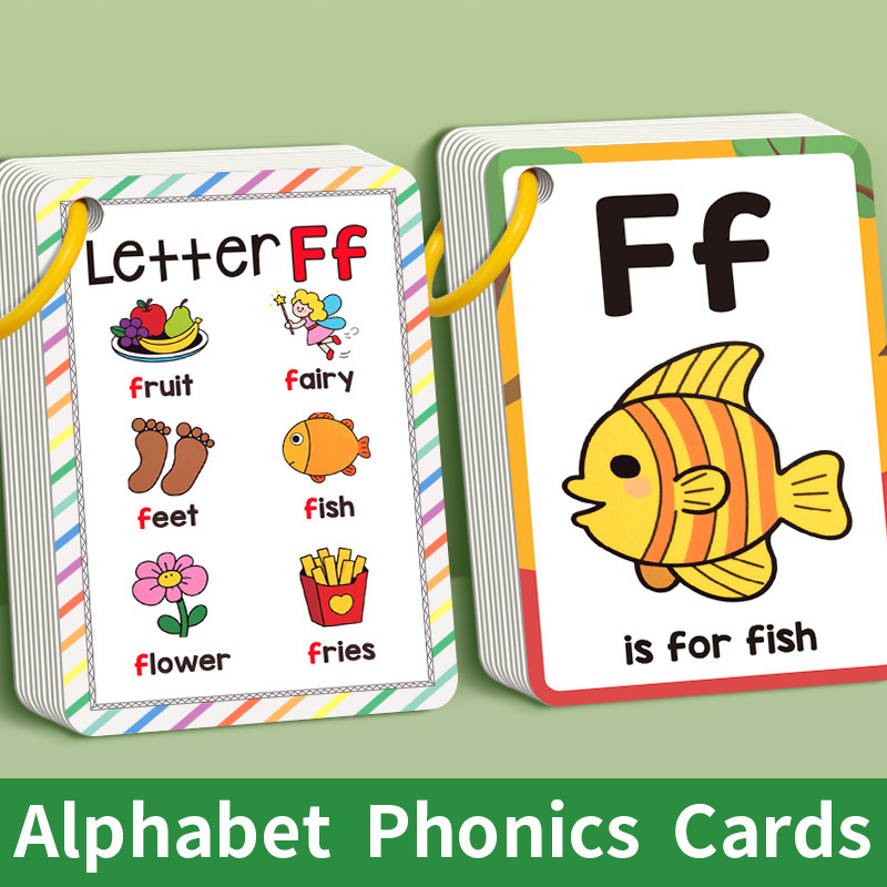 مجموعة من 27 بطاقة تعليمية كرت - مراجعة Flash Card Alphabet وسعره